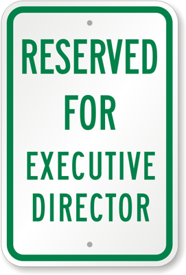 Executive-Director-Parking-Sign-K-5022